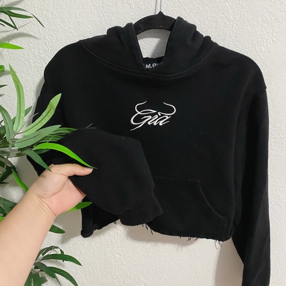 I am Gia black logo hoodie - Picture 3 of 5